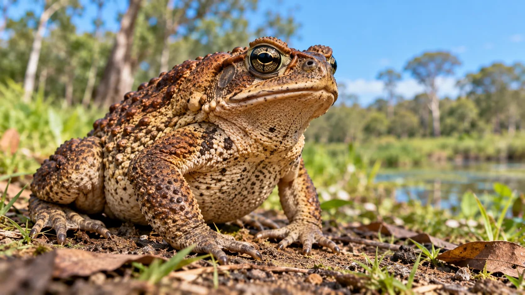 Foto de Gripau de la canya