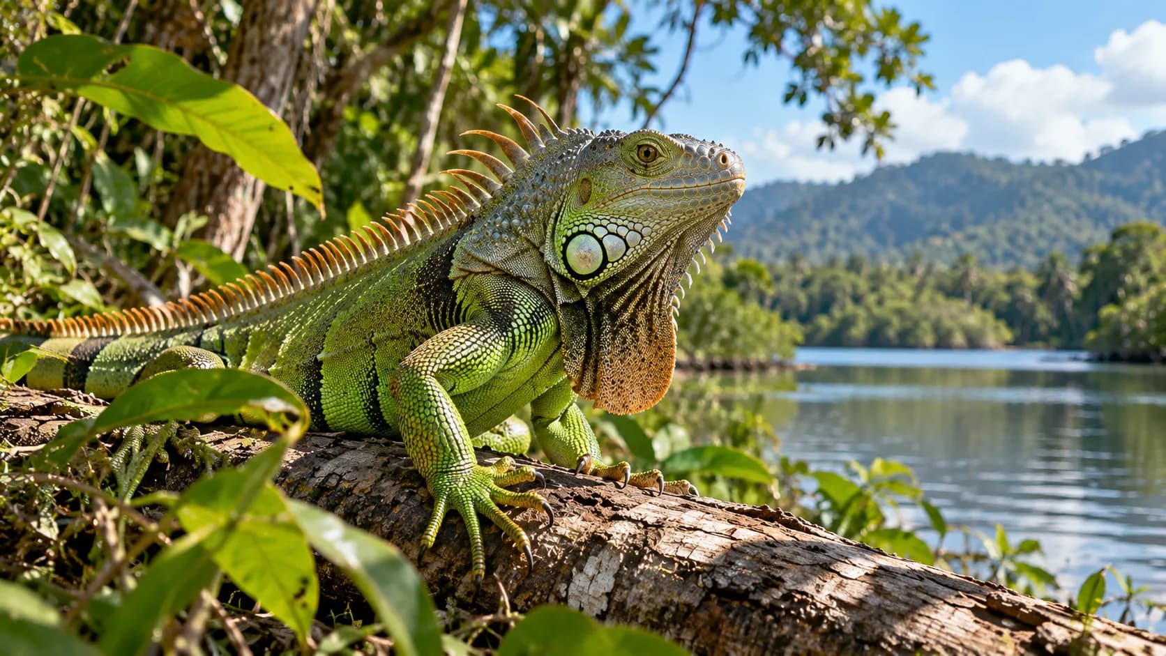 Foto de Iguana verda